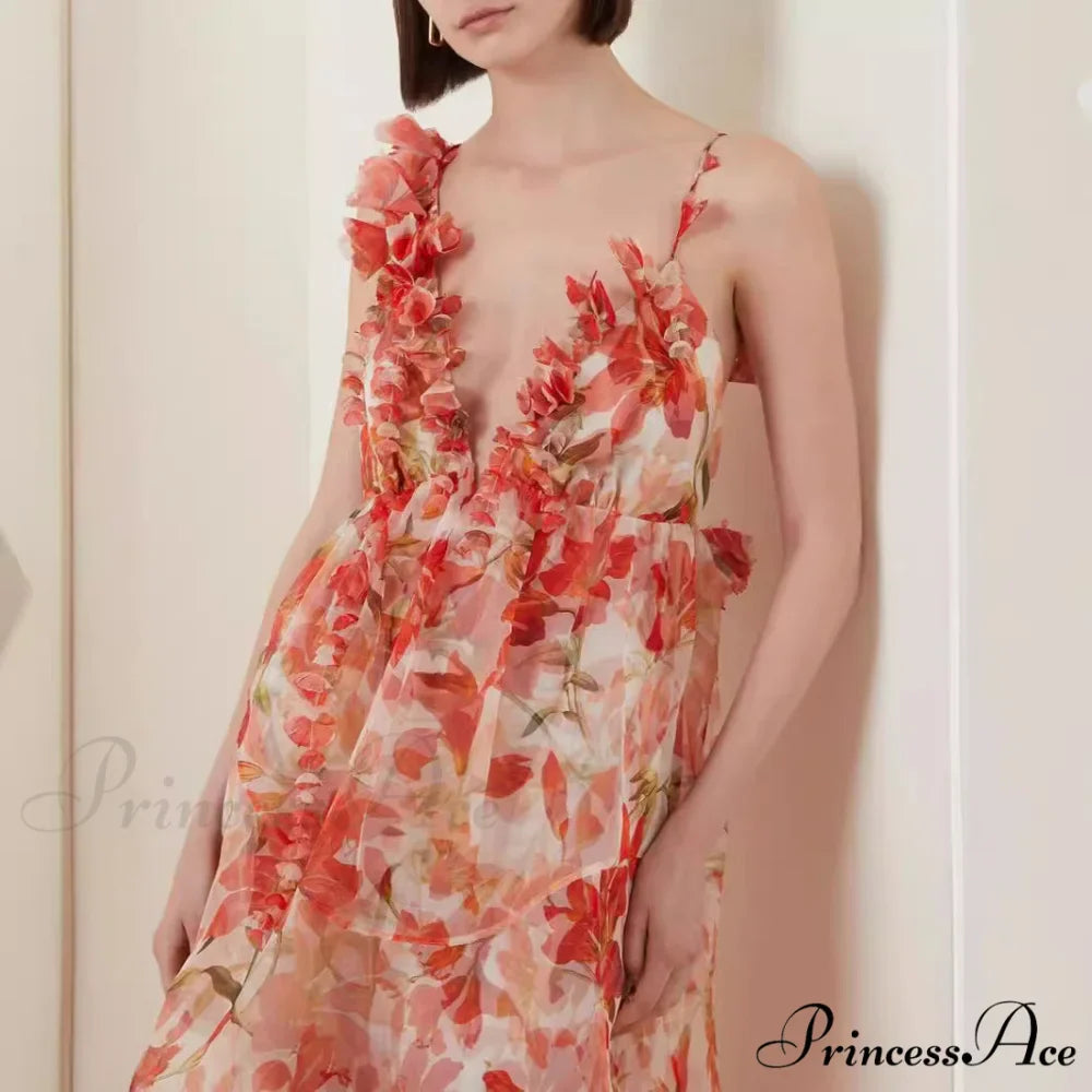 Sparkling Sequined Open Back Formal Gown