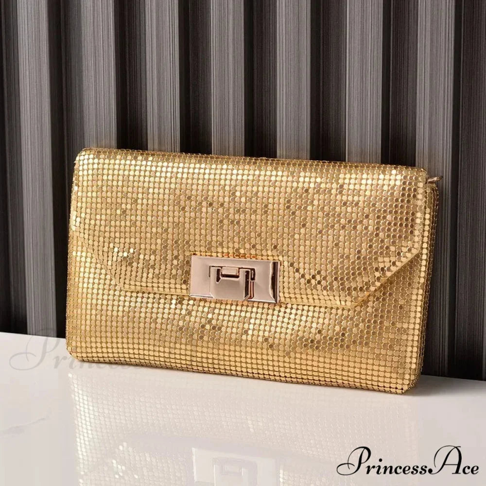 Sparkling Sequins Evening Clutch Wristlet
