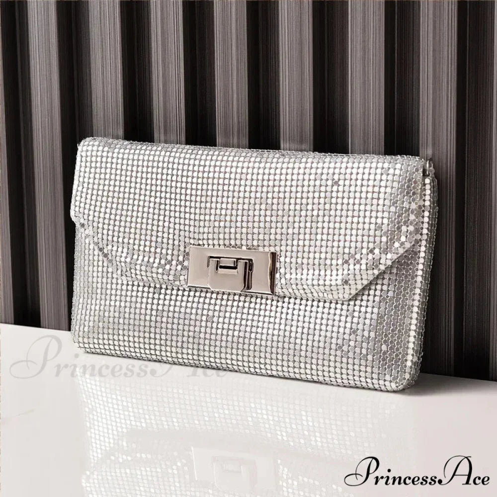 Sparkling Sequins Evening Clutch Wristlet