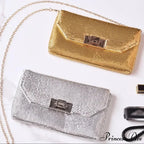 Sparkling Sequins Evening Clutch Wristlet