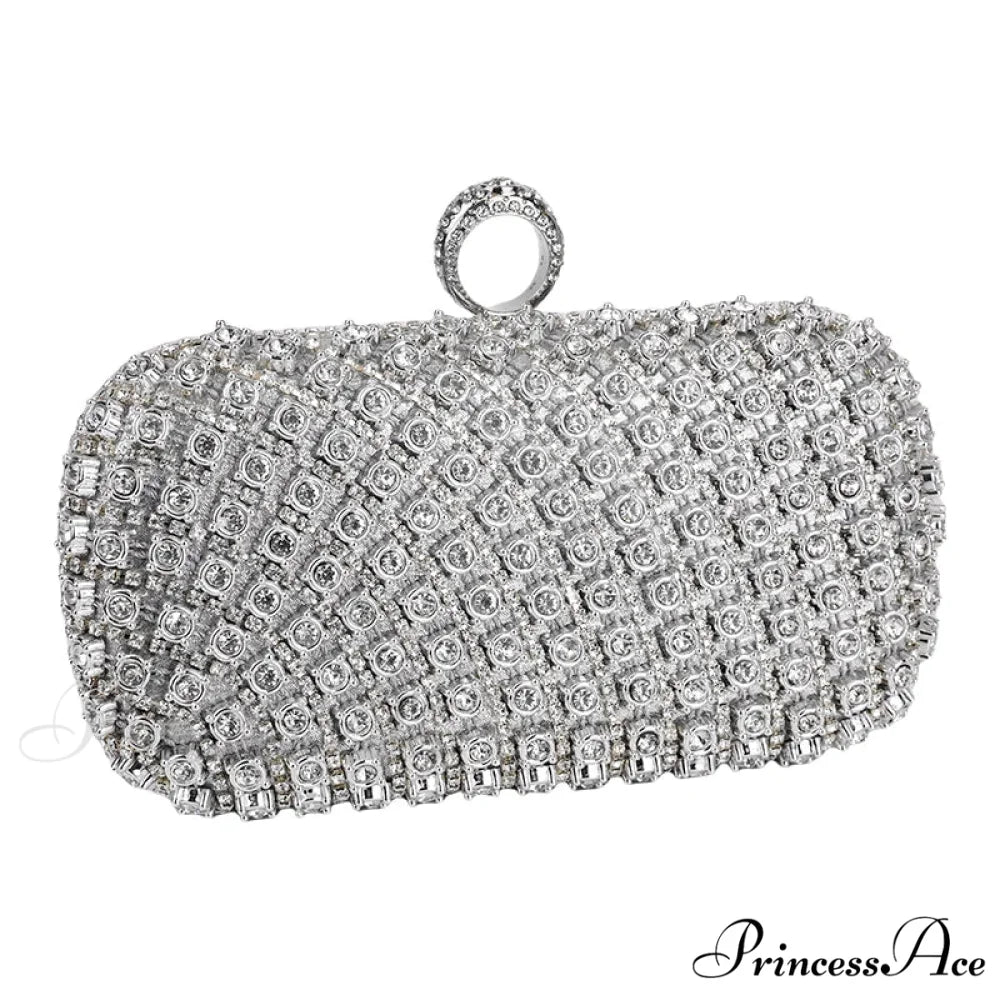 Sparkling Square Handbag Creator Shoulder Bag Night Bag