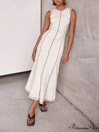 Special Ribbed Stylish Midi Dress