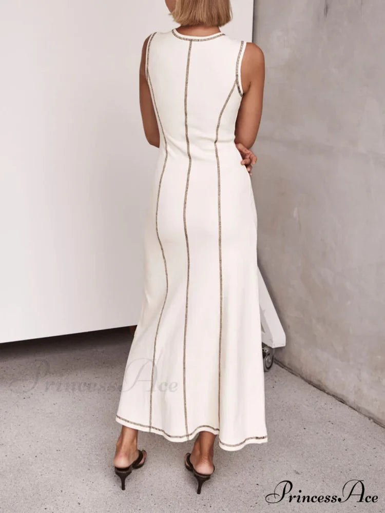 Special Ribbed Stylish Midi Dress