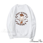 Spooky Cowboy Ghost Fun Fall Cozy Hoodie