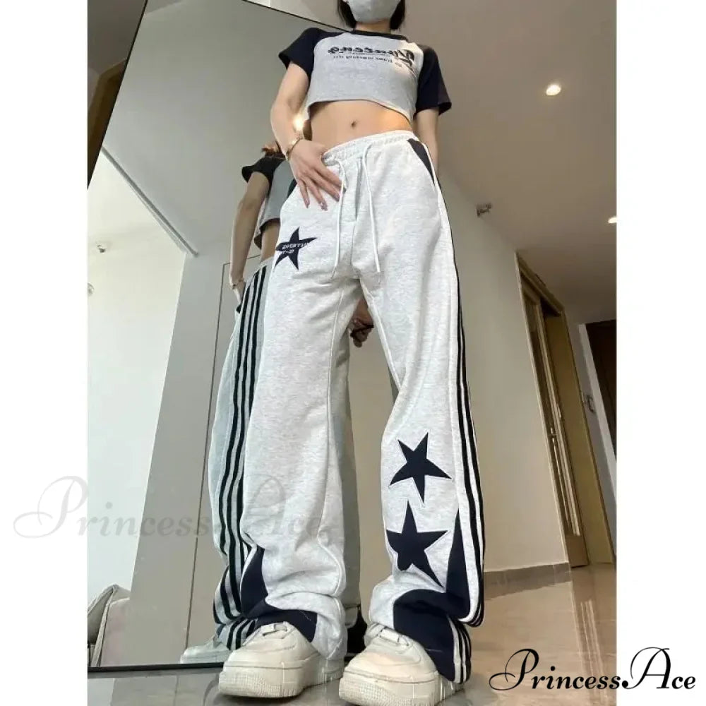 Sports Elastic Waist Trousers