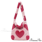Spotted Affection Heart Design Underarm Shoulder Purse