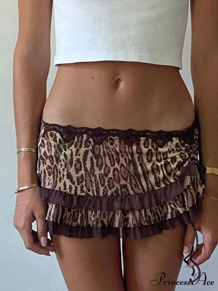 Spotted Cinch Vintage Skirt