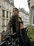 Spotted Circular Neck Cardigan