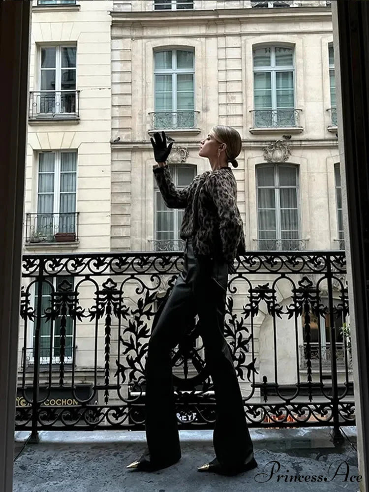 Spotted Circular Neck Cardigan