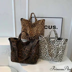 Spotted Pattern Korean Style Shopper Handbag