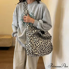 Spotted Pattern Korean Style Shopper Handbag