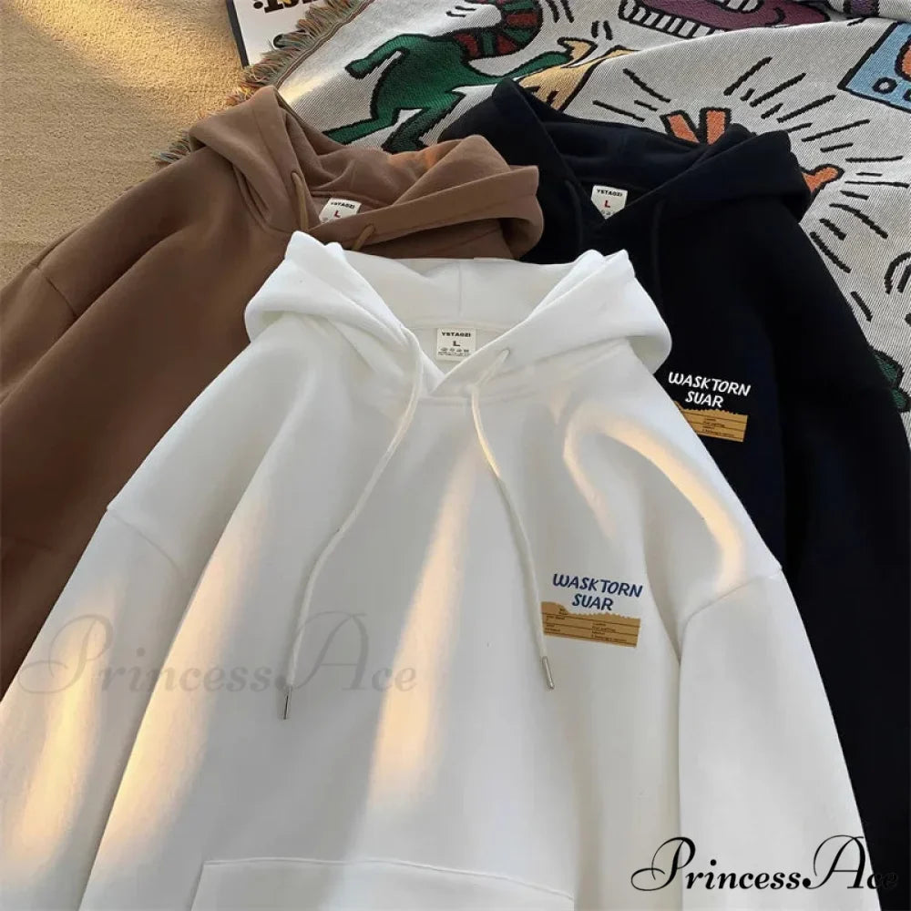 Spring Correspondence Graphic Urban Hoodie