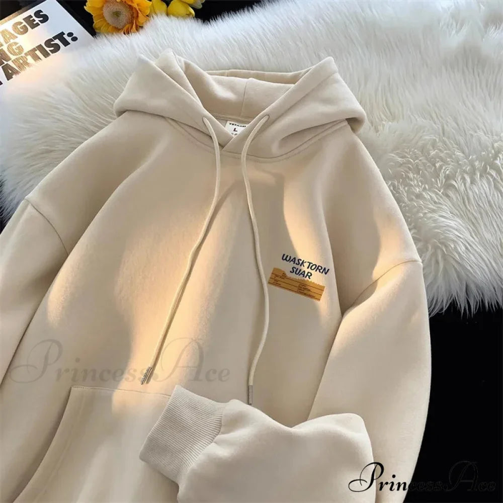 Spring Correspondence Graphic Urban Hoodie