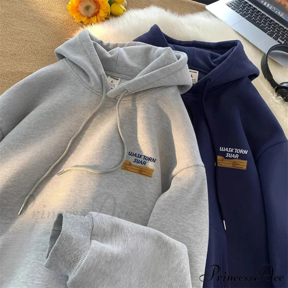 Spring Correspondence Graphic Urban Hoodie