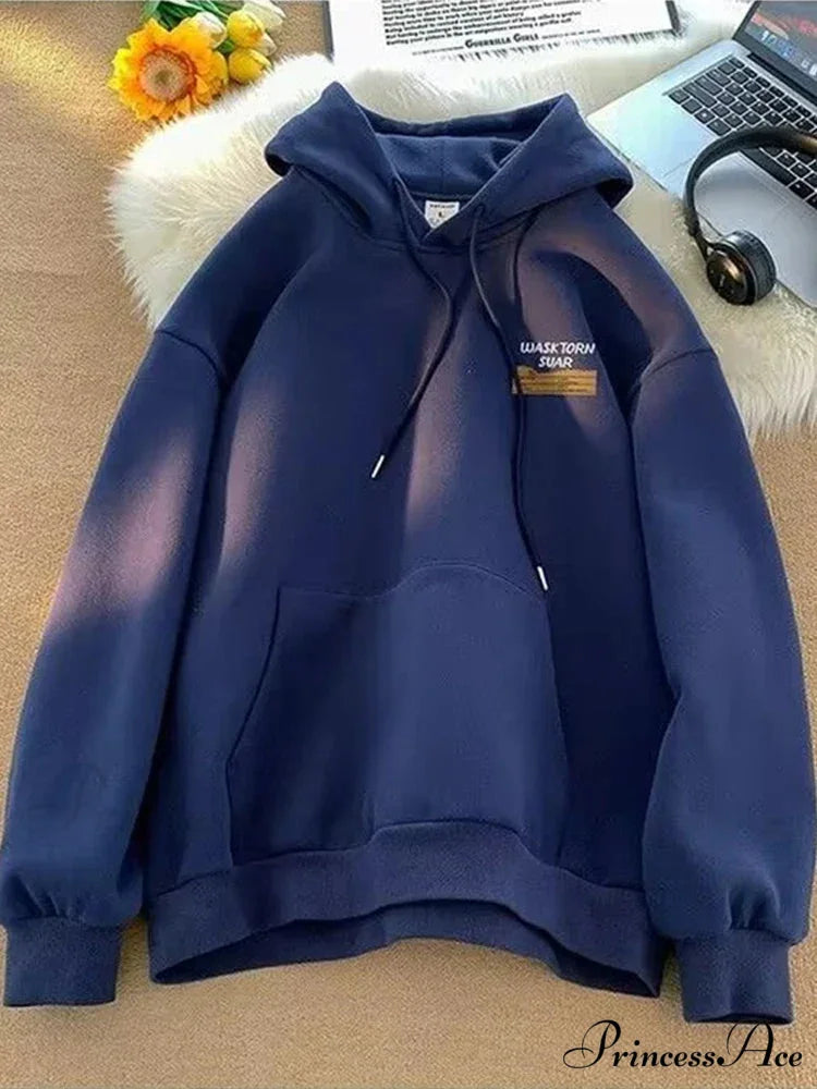 Spring Correspondence Graphic Urban Hoodie