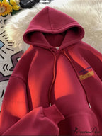 Spring Correspondence Graphic Urban Hoodie