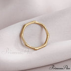 Stainless Steel Bamboo Shape Closed Rings