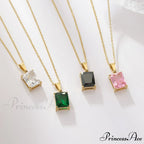 Stainless Steel Diamond Studded All-match Necklaces