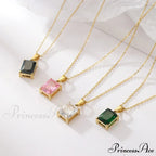 Stainless Steel Diamond Studded All-match Necklaces