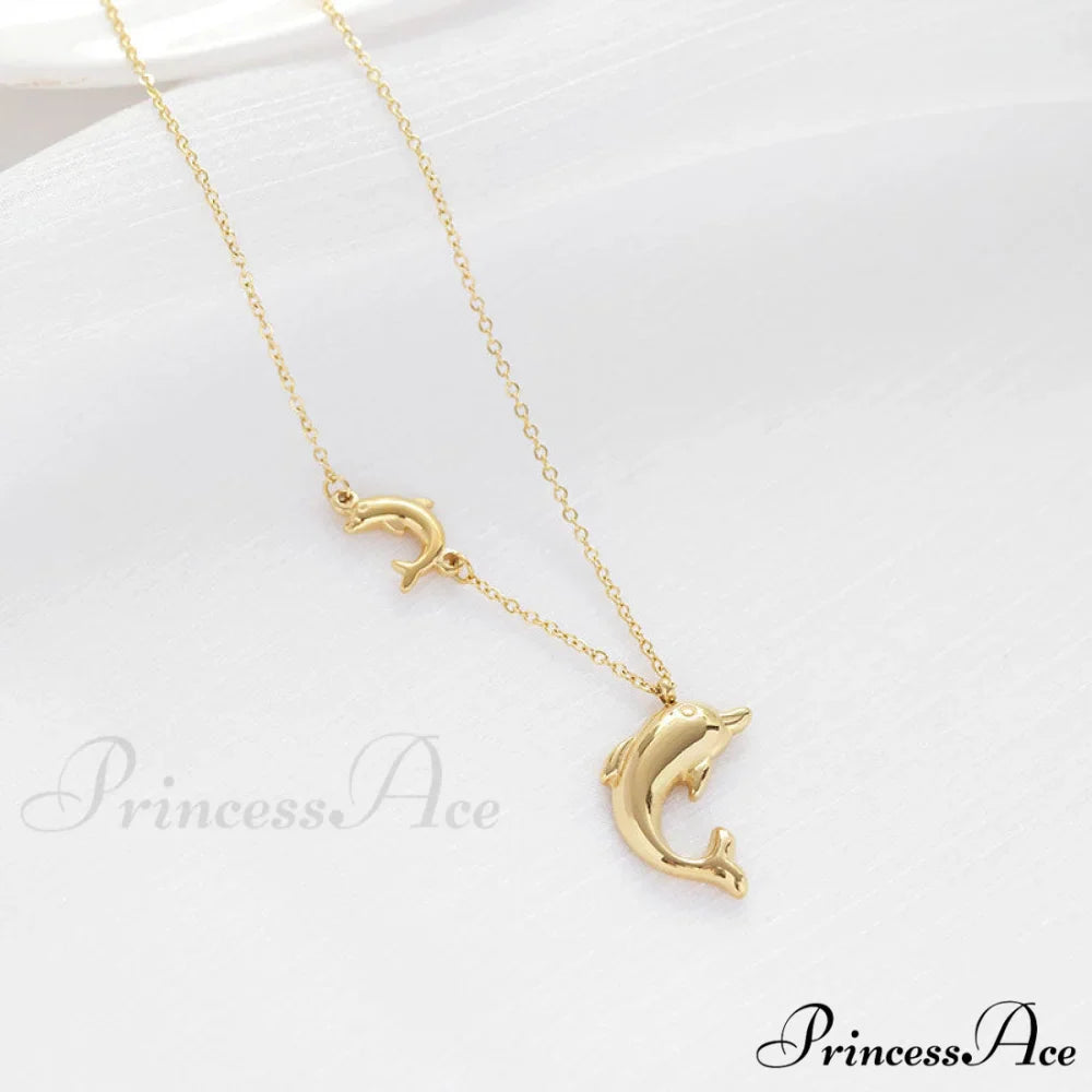 Stainless Steel Dolphin Necklaces