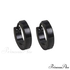 Stainless Steel Rainbow Colorful Hoop Earrings