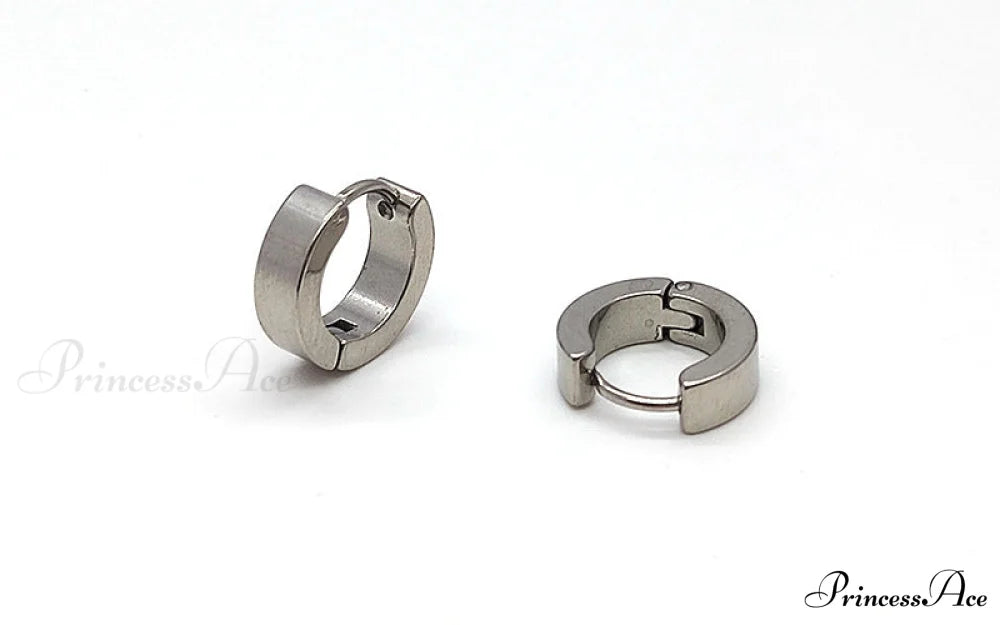 Stainless Steel Rainbow Colorful Hoop Earrings