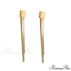 Stainless Steel Snake Chain Pendant Earrings