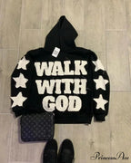 Stellar Patch Embroidery Hoodie