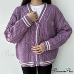 Stellar Stitched V-neck Cardigan