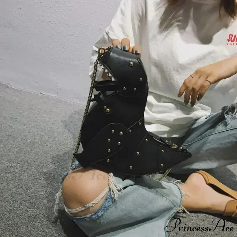 Stellar Tote Jeans Chain Shoulder Purse