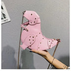 Stellar Tote Jeans Chain Shoulder Purse