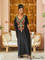 Stitched Kaftan Seaside Holiday Flowered Attire