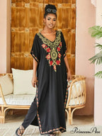 Stitched Kaftan Seaside Holiday Flowered Attire