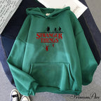 Stranger Things Anime Print Hoodies