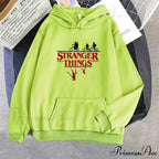 Stranger Things Anime Print Hoodies