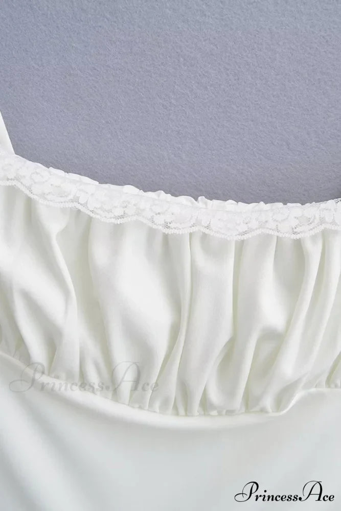 Strappy Lace Patchwork Corset Dress