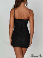 Strappy Sequin Stylish Mini Dress