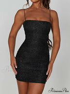 Strappy Sequin Stylish Mini Dress