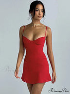 Straps Backless Night Club Mini Dress