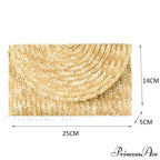 Straw Woven Summer Purse Clutch