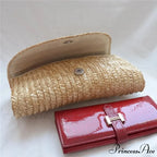 Straw Woven Summer Purse Clutch