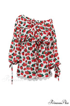 Strawberry Drop Shoulder Dress