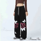 Street Art Butterfly Design Rap Pants