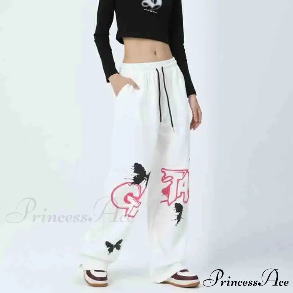 Street Art Butterfly Design Rap Pants