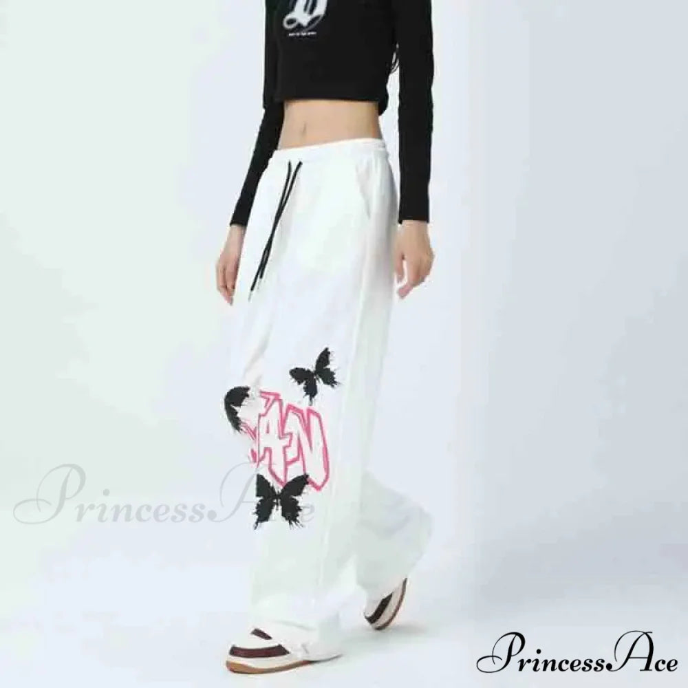 Street Art Butterfly Design Rap Pants