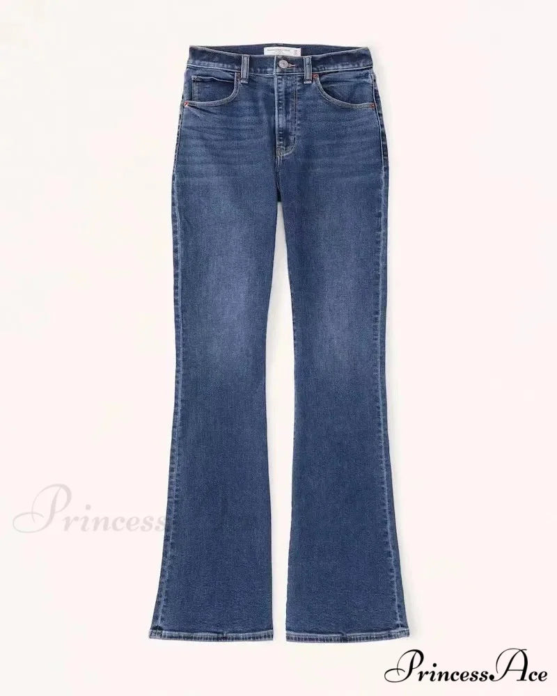 Stretch High Waist Slimming Skinny Flare Women's Casual Fashion Slim fit Small Summer 2024 New Jean