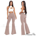 Stretch Slim Flare for Women Pink Bell Bottom 2024 High Waist Skinny Boot-cut Denim Woman Jean