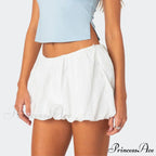 Stretchy Waist Flared Summer Skirt