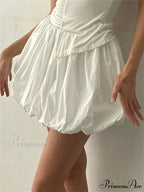 Stretchy Waist Monochrome Tutu Skirt