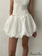 Stretchy Waist Monochrome Tutu Skirt